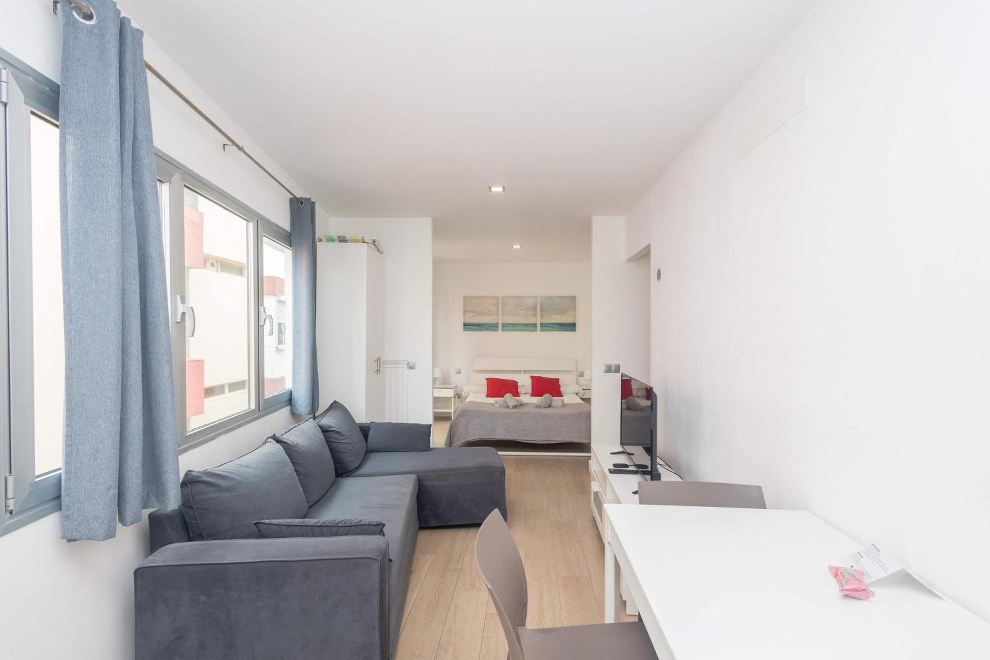 Estudio Con Balcon Playa Las Canteras Las Palmas de Gran Canaria Exterior photo