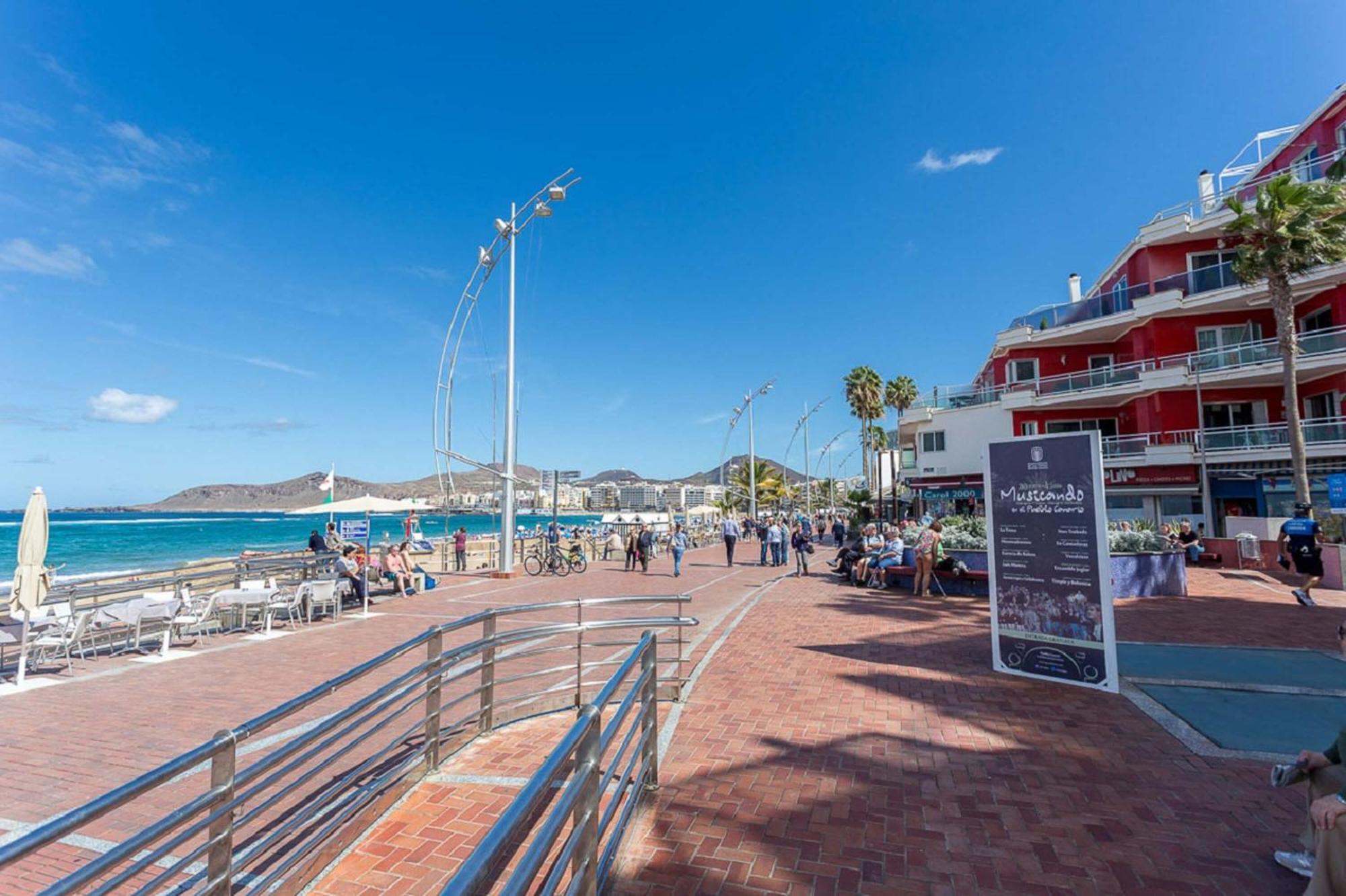 Estudio Con Balcon Playa Las Canteras Las Palmas de Gran Canaria Exterior photo